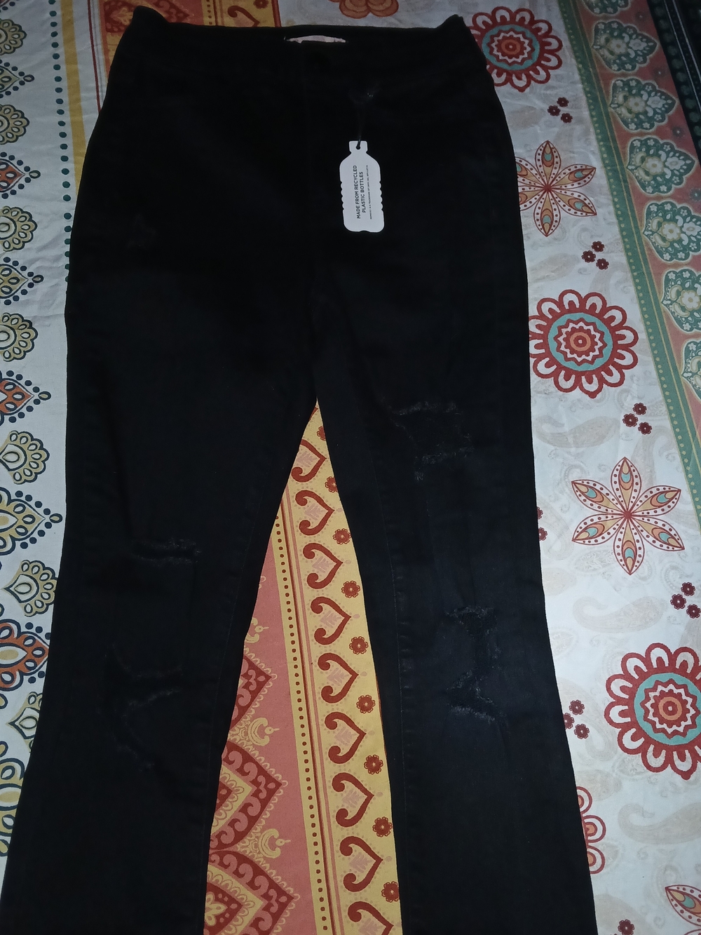 SO Black Skinny Jeans with Subtle Distressing